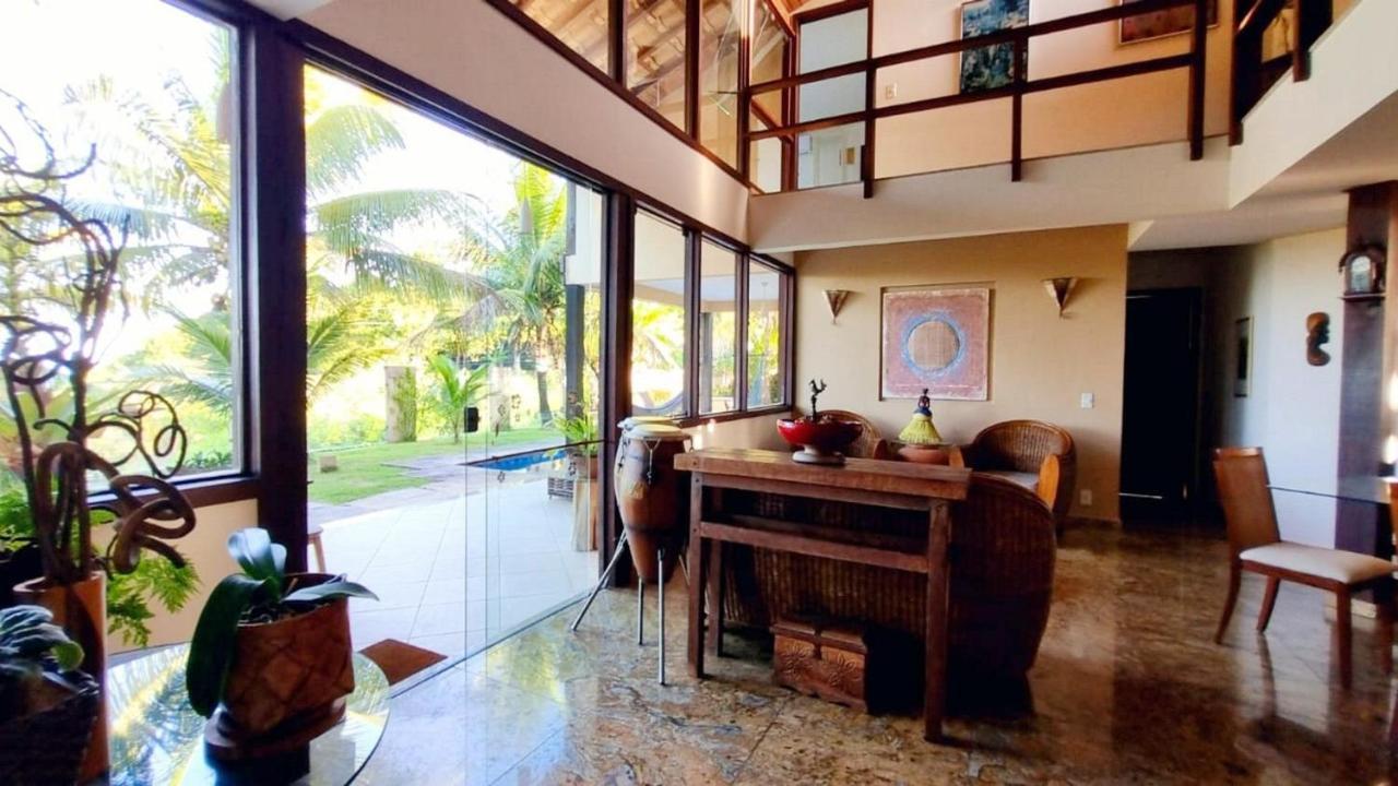 Casa Com Vista Para O Mar De Taperapuan Porto Seguro Exterior foto